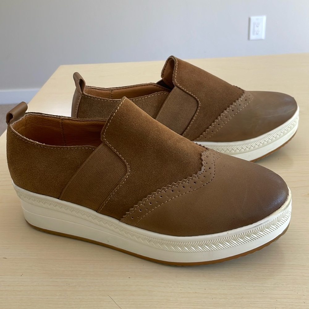 Casual wedge spectator loafer 7
